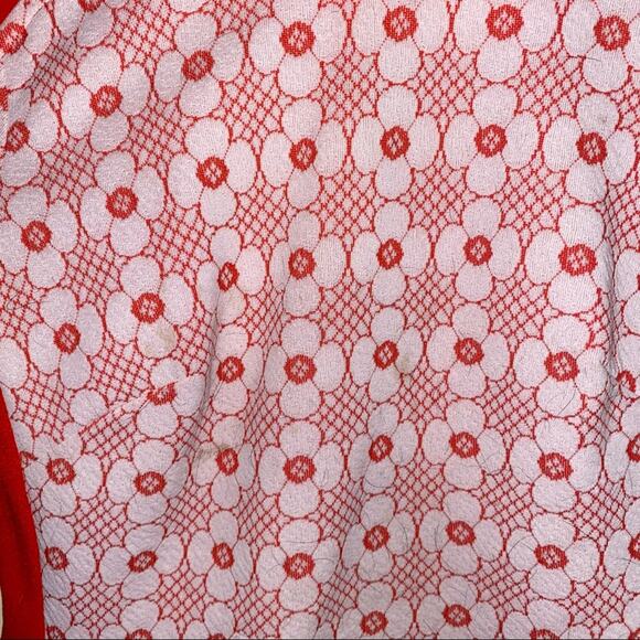 VNTG 1970s mod body con floral dress - Picture 4 of 6